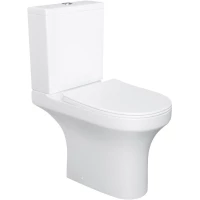 Унитаз-компакт Damixa Skyline DX35C8600SC безободковый, с сиденьем микролифт, белый