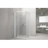 Душевой уголок Royal Bath RB80HPVD-C 80x80 см, профиль белый, стекло матовое