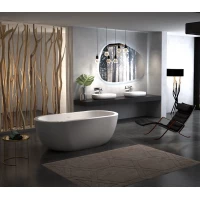 Акриловая ванна BelBagno BB13-1800 180x86 см, отдельностоящая, белый
