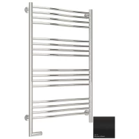 Полотенцесушитель электрический 1000x600 черный матовый МЭМ левый Сунержа Флюид 2.0 31-5220-1060