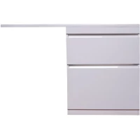 Тумба с раковиной белый глянец 130 см Style Line Даллас СС-00000557 + СС-00000540