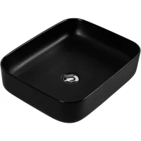 Раковина-чаша Aquatek Вега AQ5515-MB 50x39 см, накладная, черный матовый