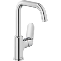 Смеситель для раковины Kludi X1 320280575 без донного клапана, хром