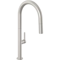 Смеситель для кухни Kludi Aurea 55852N575 с выдвижным изливом, никель матовый