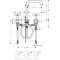 Смеситель для раковины с донным клапаном Axor Citterio E 36108000 - 2