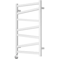 Полотенцесушитель электрический Point Феникс П7 PN15158WE 800x530, ТЭН левый/правый, белый матовый