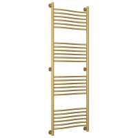 Полотенцесушитель водяной 1500x500 золотой матовый Сунержа Флюид+ 032-0222-1550