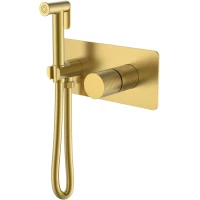 Гигиенический душ Boheme Stick Touch 127-MG.2 со смесителем, золотой матовый