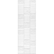 Керамическая плитка Kerama Marazzi Бьянка белый глянцевый антик 20x60x0,9 60170