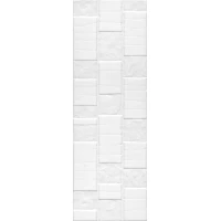 Керамическая плитка Kerama Marazzi Бьянка белый глянцевый антик 20x60x0,9 60170