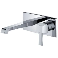 Смеситель для раковины Caprigo Diamante 50-027-crm встраиваемый, без донного клапана, хром