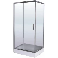 Душевой уголок с поддоном Esbano ESR-8022 ESUGR8022 100x80 см, профиль хром, стекло матовое