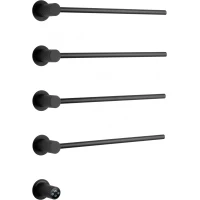 Полотенцесушитель электрический Wonzon & Woghand Munchen WW-A354-MB 610x520, встраиваемый, МЭМ левый/правый, черный матовый