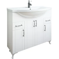 Тумба белый матовый 95,2 см Sanflor Глория C000005714