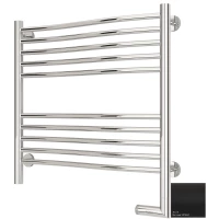 Полотенцесушитель электрический 600x600 черный матовый МЭМ правый Сунержа Флюид 2.0 31-5221-6060