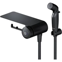 Гигиенический душ Am.Pm X-Joy TouchReel F0H85A822 со смесителем, черный матовый