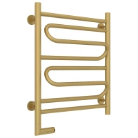 Полотенцесушитель электрический 600x500 золотой матовый МЭМ левый Сунержа Элегия 2.0 032-5218-6050