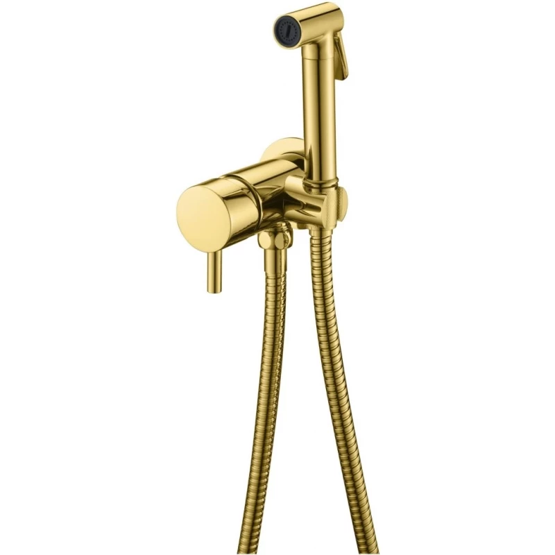 Гигиенический душ Boheme Uno 467-G со смесителем, золотой