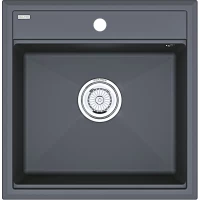 Кухонная мойка Paulmark Stepia PM115051-AN 50x51 см, антрацит 