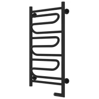 Полотенцесушитель электрический 800x400 черный матовый МЭМ правый Сунержа Элегия 2.0 31-5219-8040