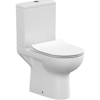 Унитаз-компакт Cersanit Street Fusion KO-SFU011-3/5-COn-S-DL-E безободковый, с сиденьем микролифт, белый