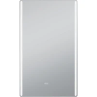 Зеркало Vigo Krona Luxe 741 60x100 см, с LED-подсветкой, сенсорным выключателем, диммером, антизапотеванием, часами