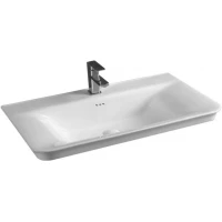 Раковина CeramaLux NYJ851-80 81x47,5 см, накладная, белый