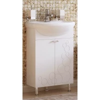 Тумба белый глянец 50 см Corozo Орфей SD-00000360