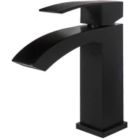 Смеситель для раковины Grocenberg GB2007BL черный матовый