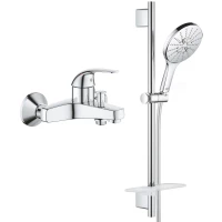 Смеситель для ванны Grohe BauCurve 23599000 + 26591000