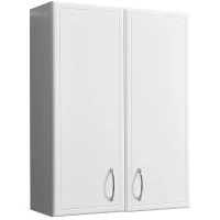 Шкаф двустворчатый подвесной 60x80 см белый глянец/белый матовый Stella Polar Концепт SP-00000140