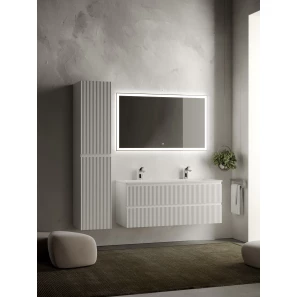 Изображение товара комплект мебели белый матовый 121 см sancos snob r snr120w + cn7016 + ci1200