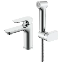 Смеситель для раковины с гигиеническим душем Raglo R03.12 хром