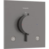 Термостат для ванны Hansgrohe Ecostat Comfort E 33711340 встраиваемый, черный хром матовый