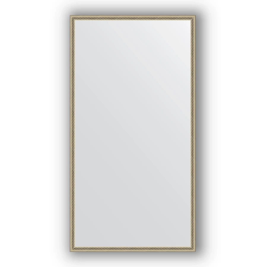 Зеркало 68x128 см витое серебро Evoform Definite BY 0742 зеркало 68x88 см витое золото evoform definite by 0675