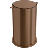Мусорное ведро Boheme 10916-BRB с вращающейся крышкой, бронза матовая