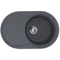 Кухонная мойка Ulgran антрацит U-503-343