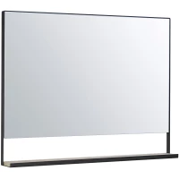 Зеркало 100x78,4 см дуб орегон/черный Акватон Лофт Урбан 1A248002LQX50