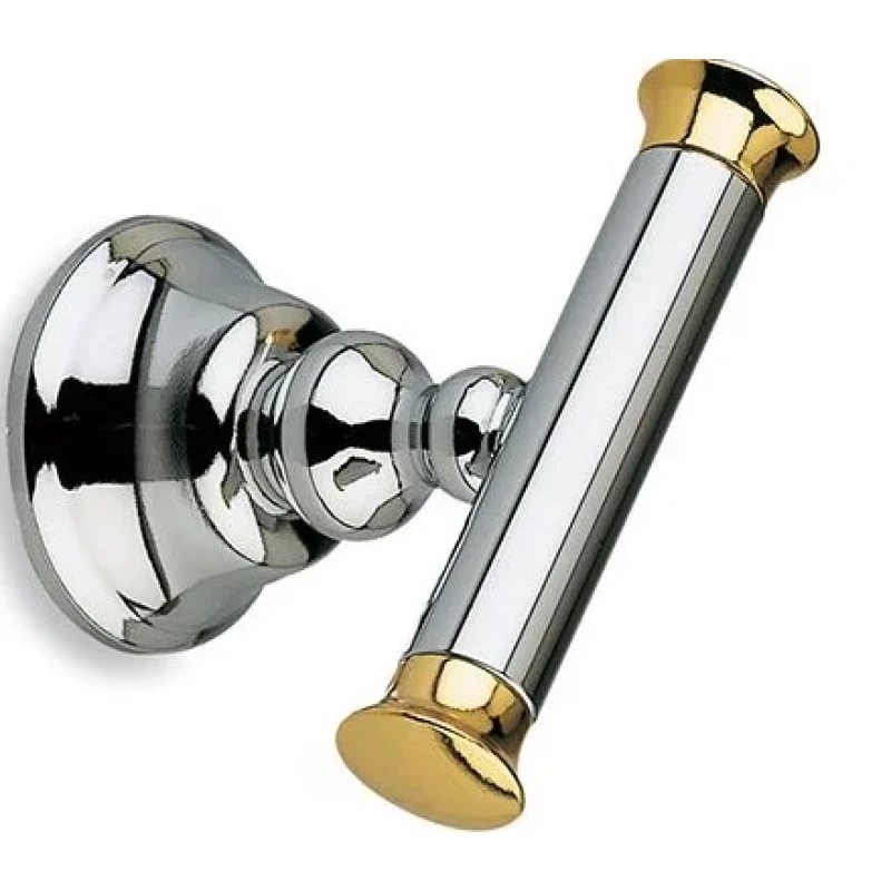 Крючок Stil Haus Smart SM13(02) двойной, для ванны, хром/золотой