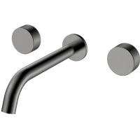 Смеситель для раковины Boheme Stick Spirale 152-2-GM.4 встраиваемый, графит матовый