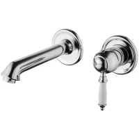 Смеситель для раковины Lemark Villa LM4826C встраиваемый, с донным клапаном, хром