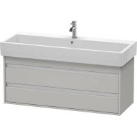 Тумба бетонно-серый матовый 115 см Duravit Ketho KT663900707