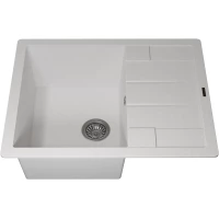 Кухонная мойка Uperwood Quartz Premium UPD-03 3910202108 65x51 см, белый