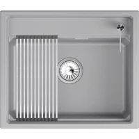Кухонная мойка Granula 6003i, АЛЮМИНИУМ 60x51 см, алюметаллик