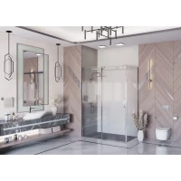 Душевой уголок 120x80 см Ambassador Benefit 19021101HX-80HX прозрачное