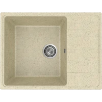 Кухонная мойка Uperwood Econ UPD-202 4010202105 65x49,5 см, бежевый матовый