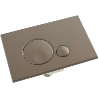 Кнопка смыва OLI Globe 152953 для инсталляции, серый