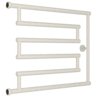 Полотенцесушитель водяной 500x650 античное белое золото Сунержа High-Tech+ model 