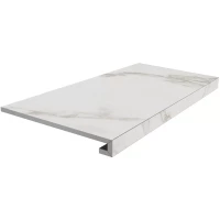 Ступень Kerama Marazzi Монте Тиберио клееная серый светлый лаппатированный 33x80 SG850192R/GCF 