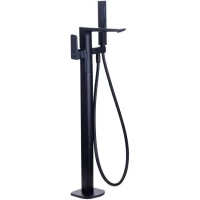 Смеситель напольный для ванны Allen Brau Infinity 5.21009-31 черный матовый